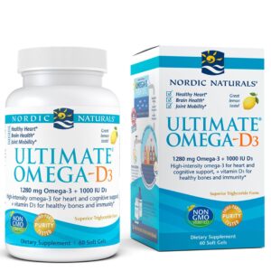 Nordic Naturals Ultimate Omega z witaminą D3...