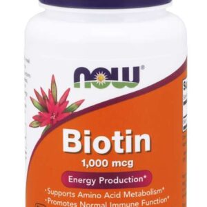 Now Foods Biotin (biotyna) 1000 µg (1mg) 100...