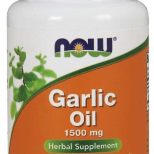 Now Foods Garlic Oil 1500mg 100 miękkich kaps...