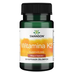 Swanson Witamina K2 naturalna 100 µg 30 kapsu...