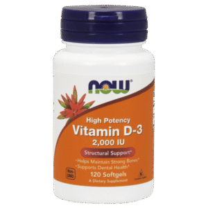 Now Foods Witamina D-3 2000 IU 120 kapsułek
