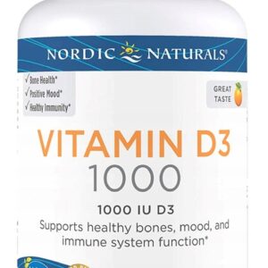 Nordic Naturals Vitamin D3 1000 IU 120 kapsuł...