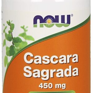 Now Foods Cascara Sagrada 450mg 100 wegańskic...