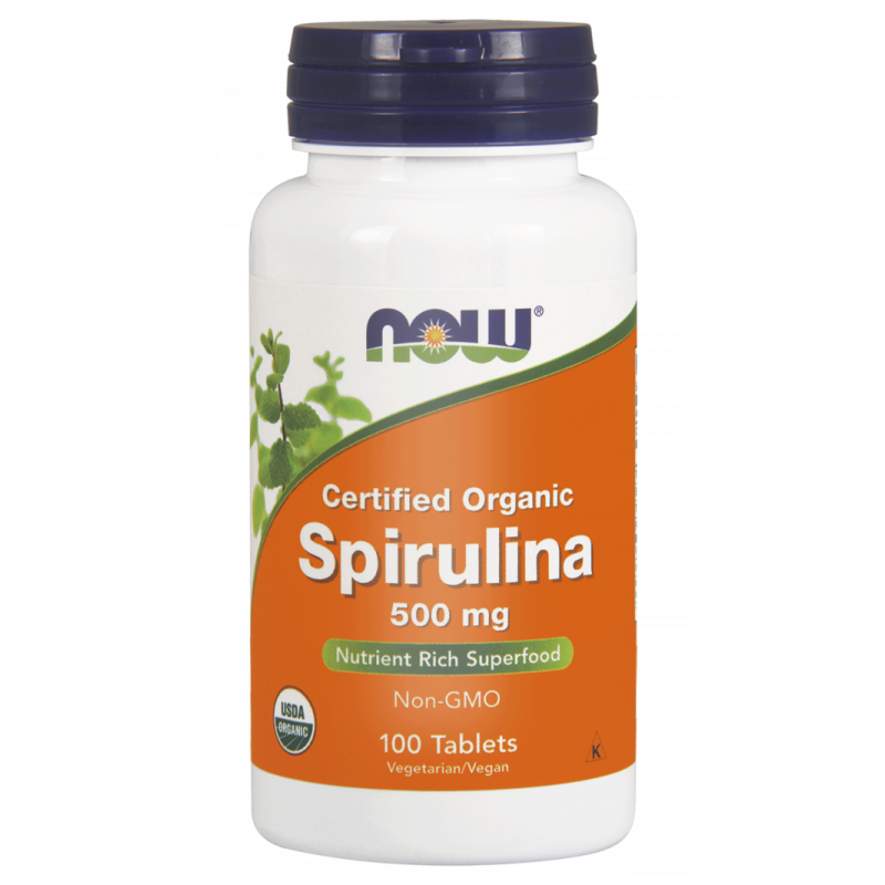 Now Foods Spirulina 500 mg 100 tabletek