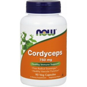 Now Foods Cordyceps 750 mg 90 kapsułek wegańs...