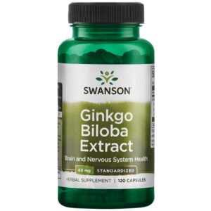 Swanson Ginkgo Biloba (Miłorząb Japoński) eks...