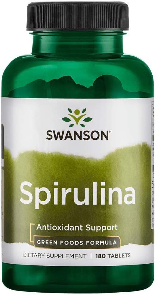 Swanson Spirulina 500 mg 180 tabletek