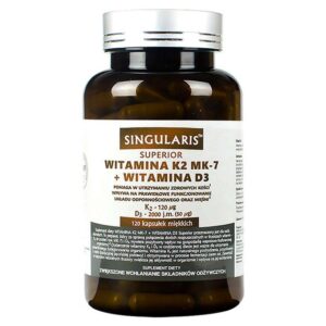 Singularis Witamina K2 Mk-7 + witamina D3 120...