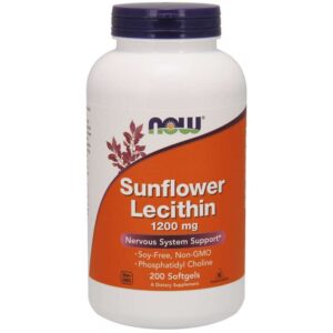 Now Foods Sunflower Lecithin lecytyna z nasio...