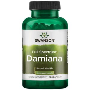 Swanson Damiana 510 mg 100 kapsułek