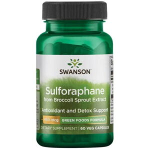 Swanson Sulforafan (Kiełki brokuła) 400 mg 60...