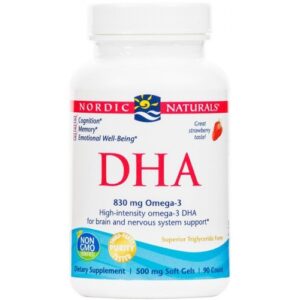 Nordic Naturals DHA 830 mg 90 kapsułek o smak...