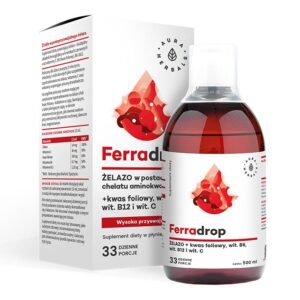 Aura Herbals Ferradrop (Żelazo + kwas foliowy...