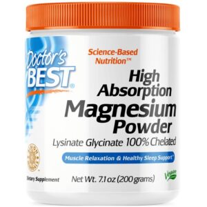 Doctor’s Best High Absorption Magnesium...