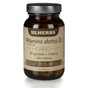 SOLHERBS Witamina D3 60 kapsułek