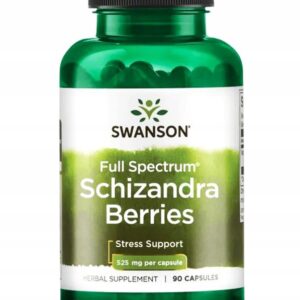 Swanson Schizandra (Cytryniec chiński) 525 mg...