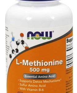 Now Foods L-metionina 500 mg 100 kapsułek