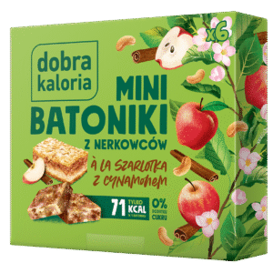 Dobra Kaloria Mini batoniki ala szarlotka z c...