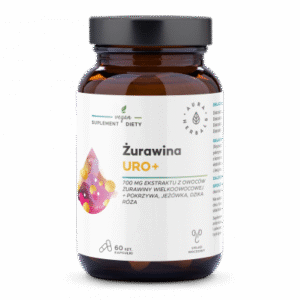 Aura Herbals Żurawina Uro+ 60 kapsułek
