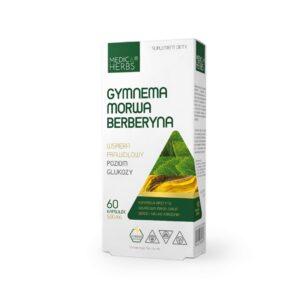 Medica Herbs Gymnema Morwa Berberyna 500 mg 6...
