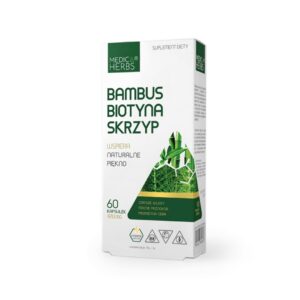 Medica Herbs Bambus Biotyna Skrzyp 60 kapsułe...
