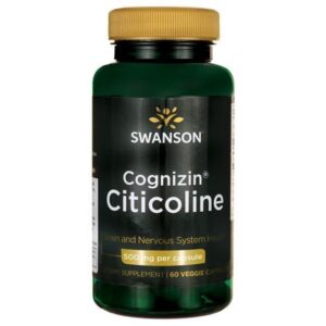 Swanson Cognizin Citicoline 500 mg 60 kapsułe...