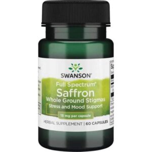 Swanson FS Szafran 15mg 60 kapsułek