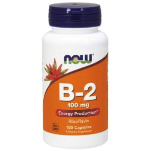 NOW Foods Ryboflawina (Witamina B2) 100mg 100...