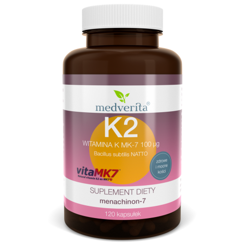 Medverita Witamina K2 MK-7 100 ug 120 kapsułek