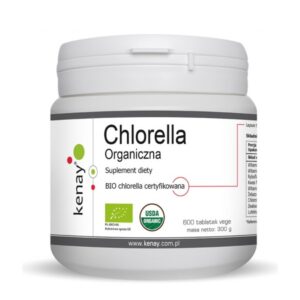 Kenay Chlorella Organiczna 600 tabletek