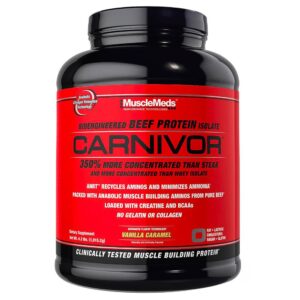 MuscleMeds Carnivor o smaku waniliowo karmelo...