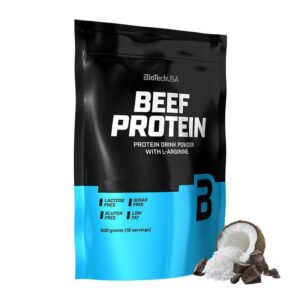 BioTech USA Beef Protein 500g o smaku kokosow...