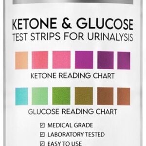BeKeto Testy Paskowe Glukoza i ketony 100 szt