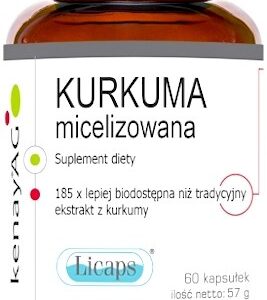 Kenay Kurkuma Micelizowana Licaps 240 kapsułe...