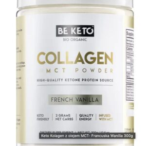 BeKeto Keto Kolagen z olejem MCT o smaku wani...