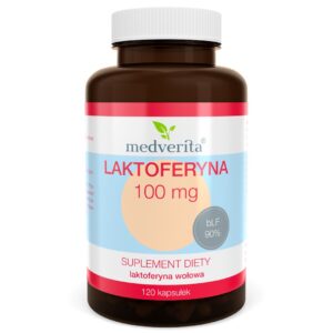 Medverita Laktoferyna 100 mg 120 kapsułek