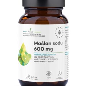 Aura Herbals Maślan sodu 600mg 90 kapsułek