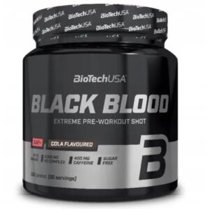 BioTech USA Black Blood CAF+ 300g o smaku col...