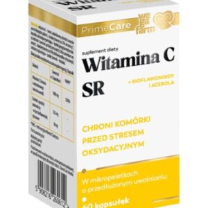 WegaFarm Witamina C SR+ bioflawonoidy i acero...