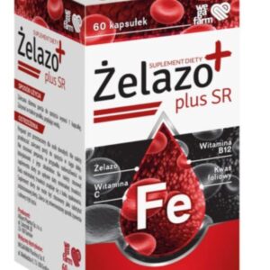 WegaFarm Żelazo Plus SR 60 kapsułek