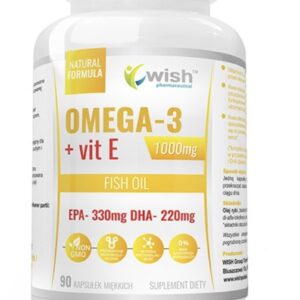 Wish Omega 3 + Vit. E 90 kapsułek