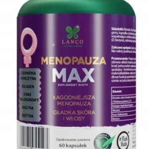 Lanco Nutritions Menopauza Max 60 kapsułek