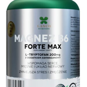 Lanco Nutritions Magnez B6 Forte Max 250mg 60...