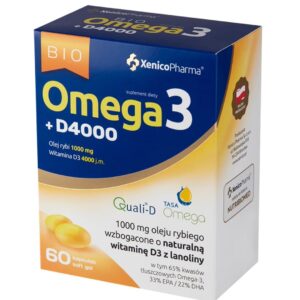 Xenico Pharma Omega 3 D3 4000 60 kapsułek