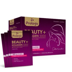 Protego Beauty+ Kolagen 5000 o smaku malina-t...