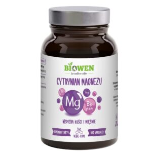Biowen Cytrynian magnezu z witaminą B6 (P-5-P...