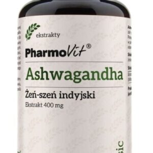 Pharmovit Ashwagandha Żeń-szeń indyjski 400 m...