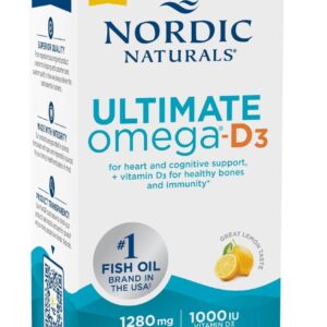 Nordic Naturals Ultimate Omega-D3 Fish Oil 12...