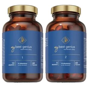 MyBestPharm MyBestGenius 1 i 2 (60 + 60 kapsu...