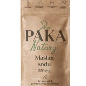 Paka Natury Maślan sodu 550 mg 60 kapsułek
